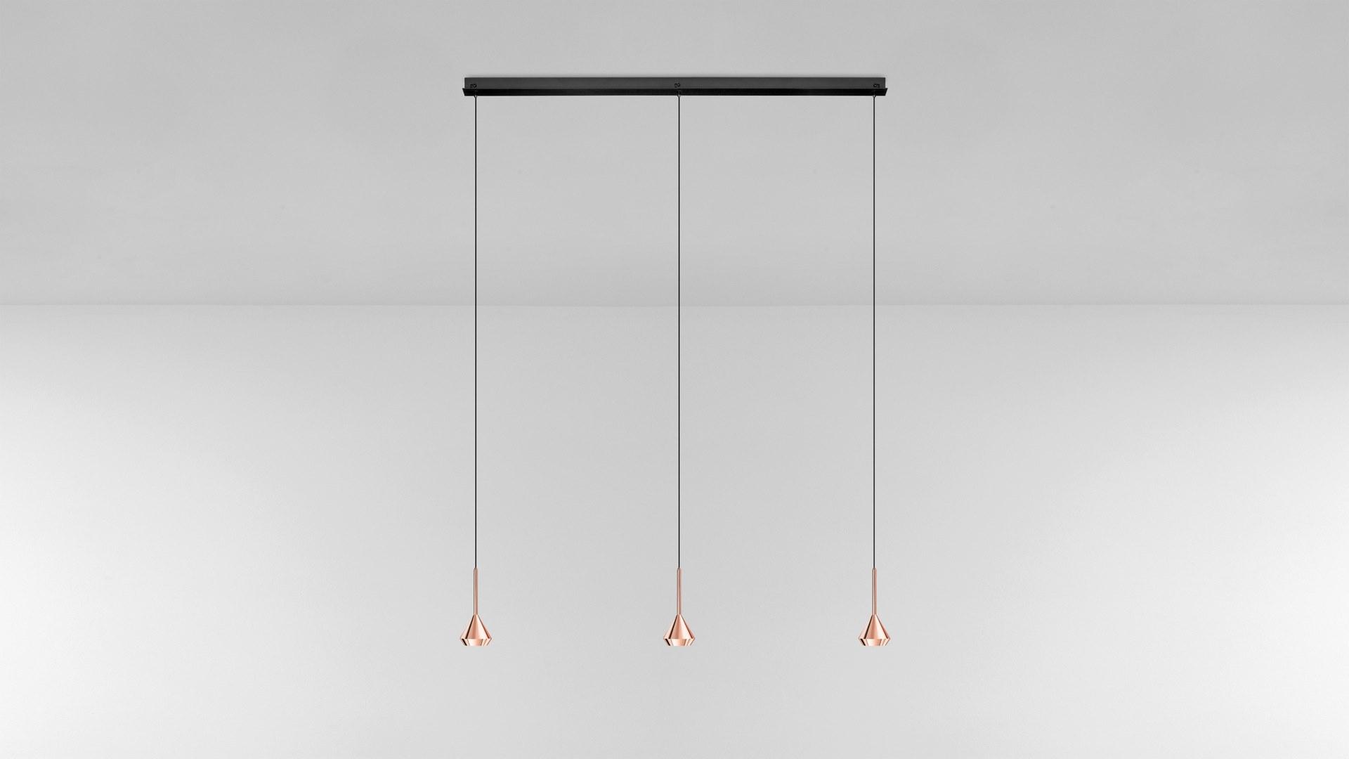 SPIN 3 SURFACE LED aluminium pendant lamp