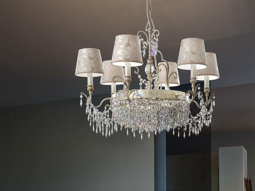 GLASSÉ 6+3 Metal chandelier