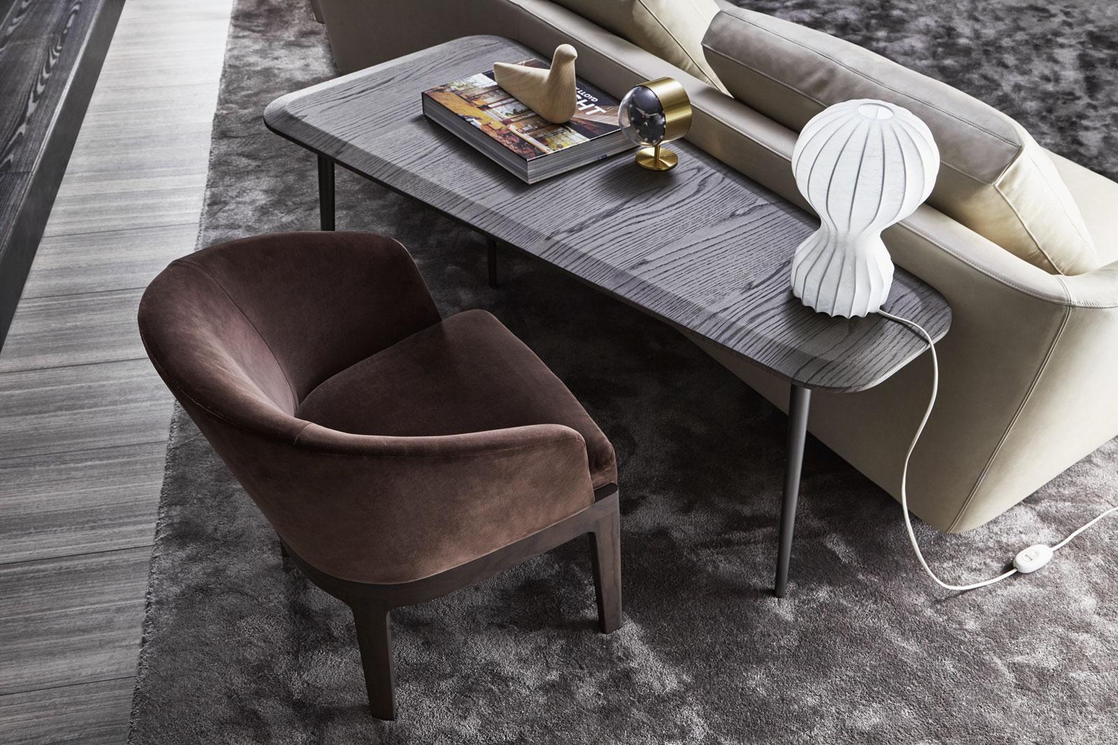 CHELSEA Easy chair with armrests