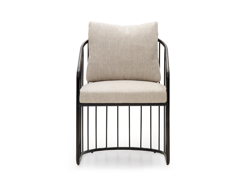 CHARLESTON Upholstered fabric chair
