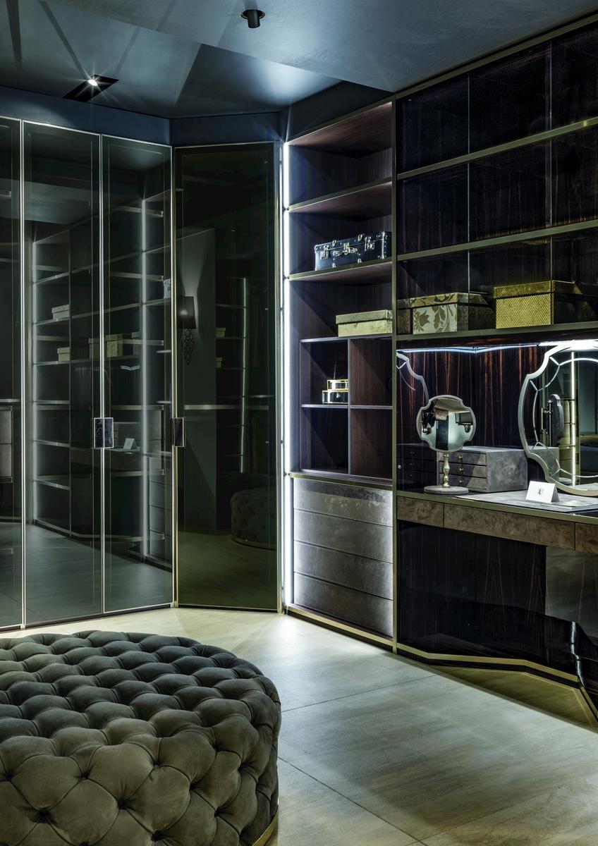 ATELIER Modular wood walk-in closet