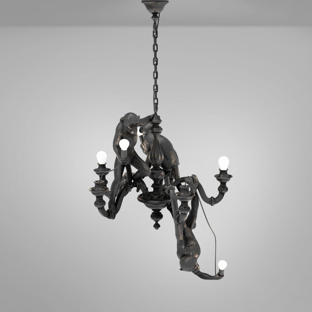 MONKEY CHANDELIER LED resin chandelier