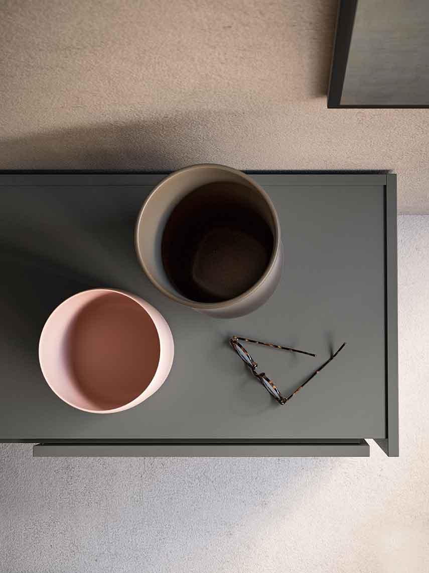 DA-DO GIORNO Modular veneer sideboard with doors