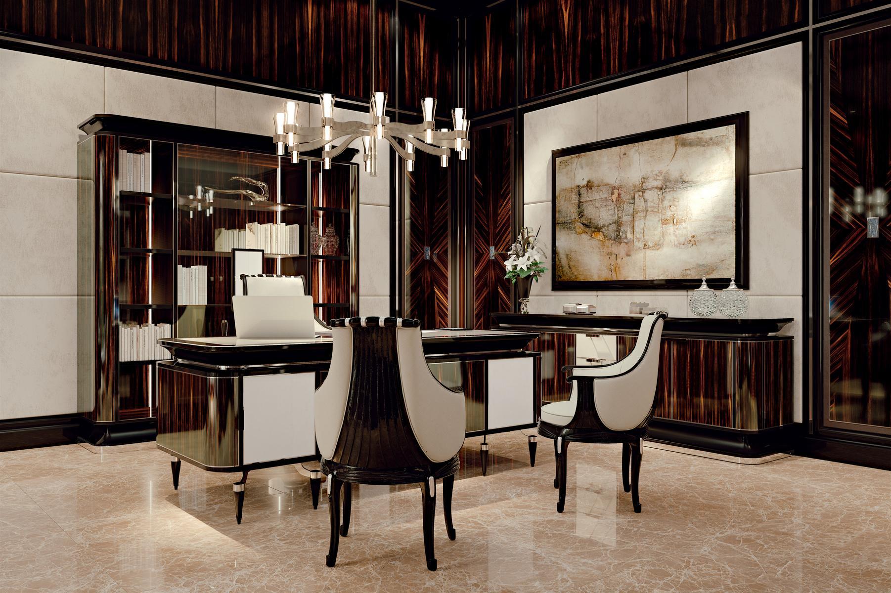 THE MAJESTIC Ebony sideboard with doors with drawers