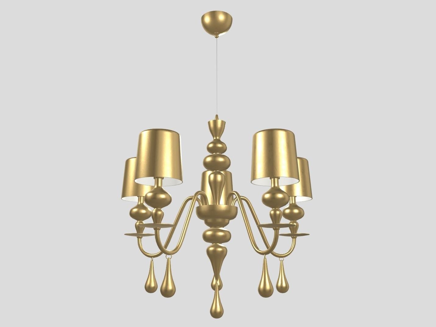 EVA S5 Powder coated aluminium chandelier