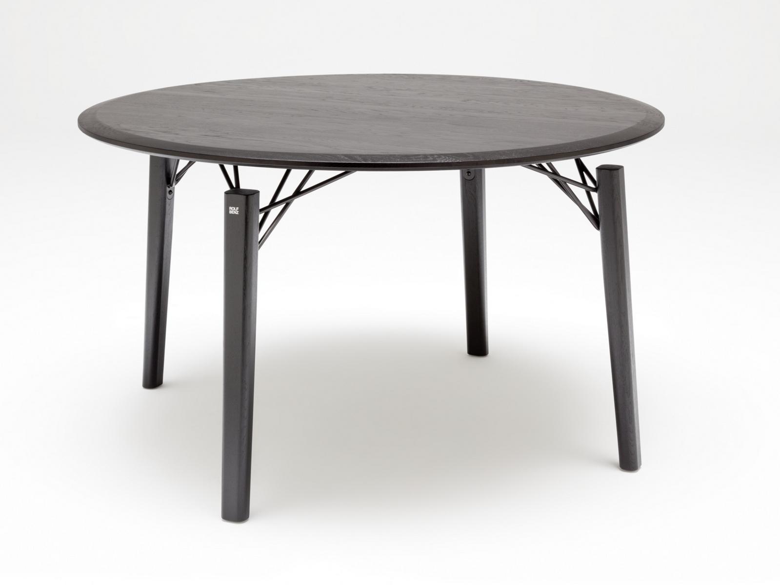 964 Round wooden dining table