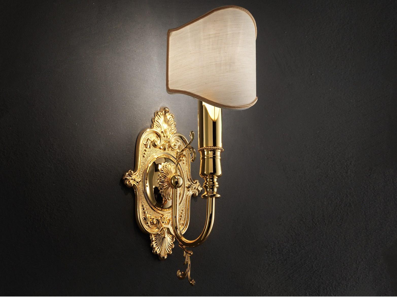 BRASS &AMP; SPOTS VE 1075 A1/A2 Incandescent brass wall lamp