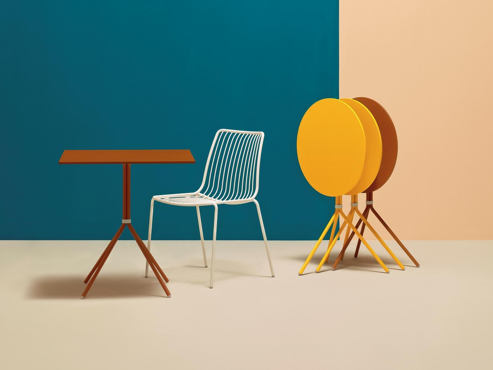 NOLITA 3657 High garden stool with footrest