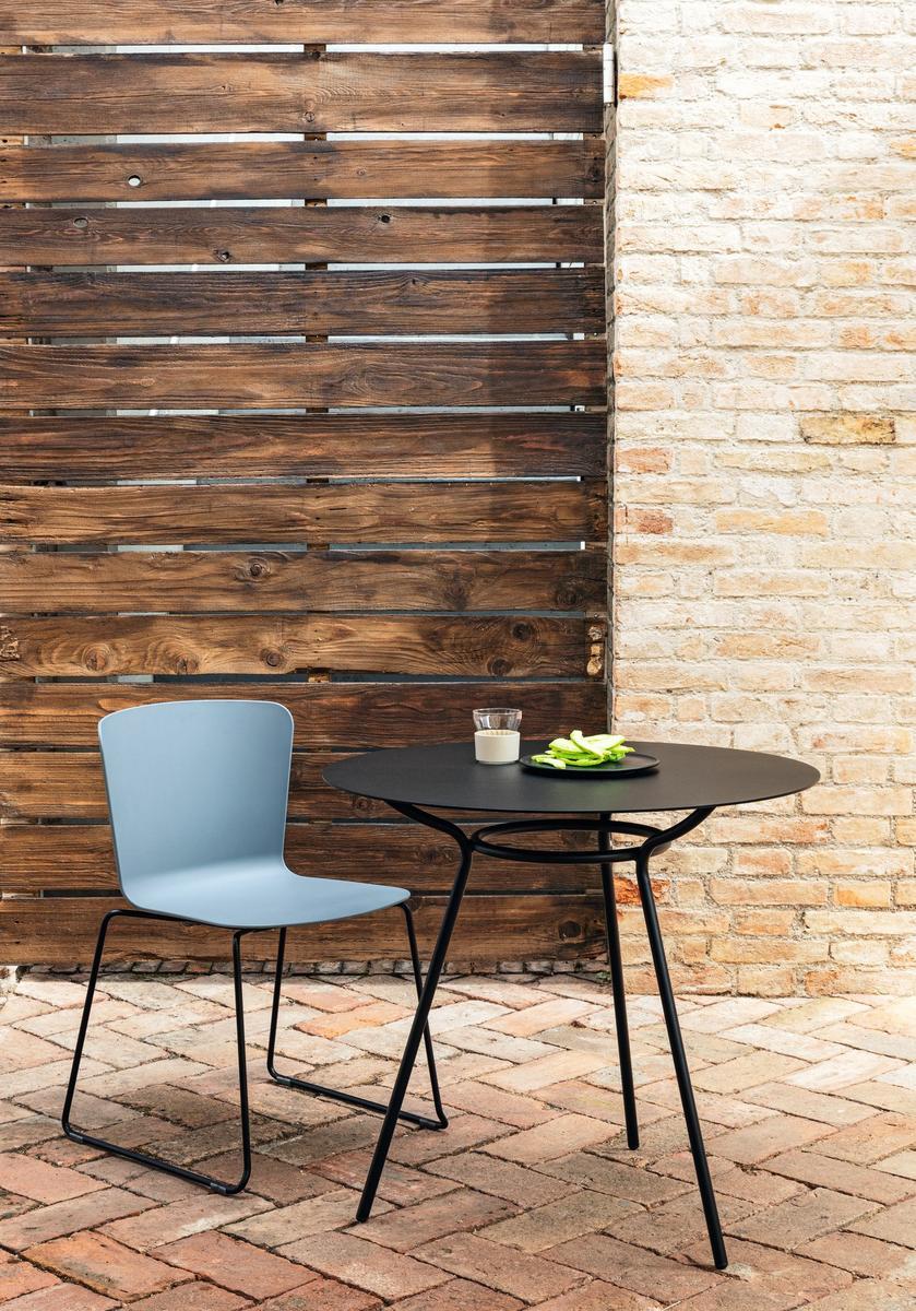 CALLA SM T PP Sled base stackable polypropylene chair
