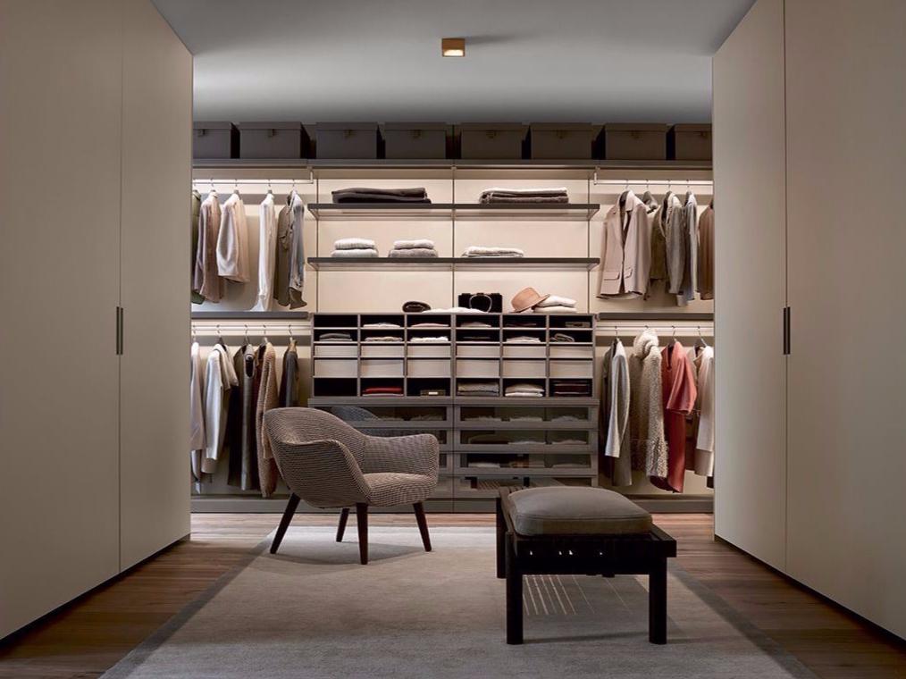 SKIN Melamine-faced chipboard wardrobe