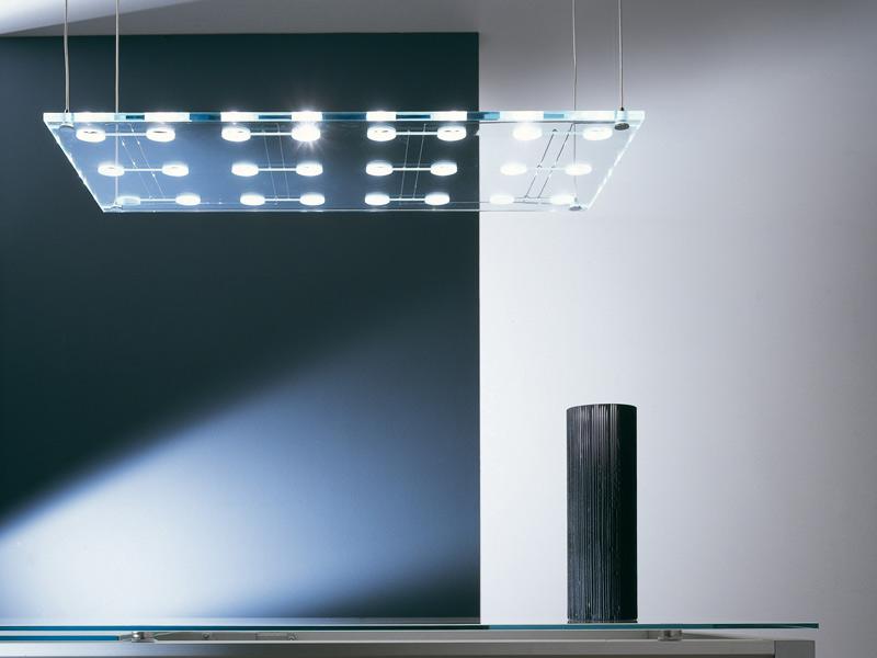 SOSPESA Glass pendant lamp