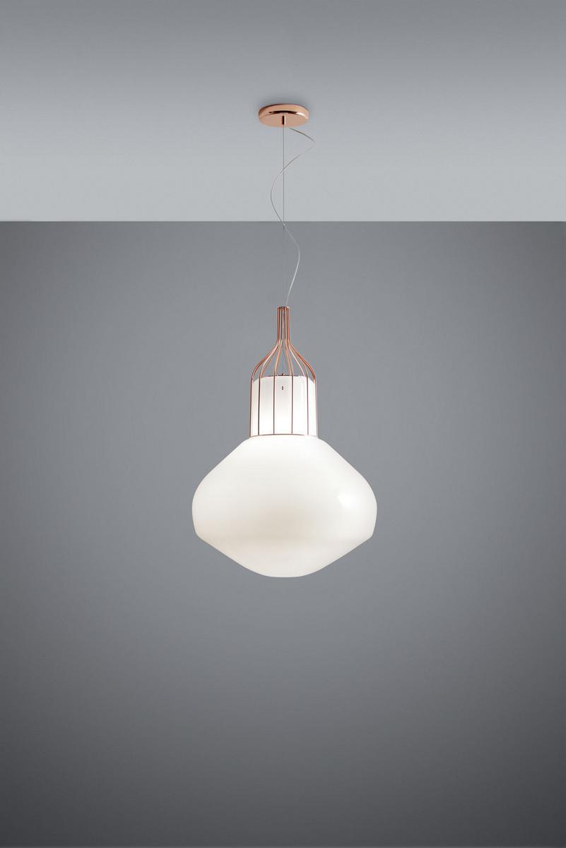 AÉROSTAT Blown glass pendant lamp