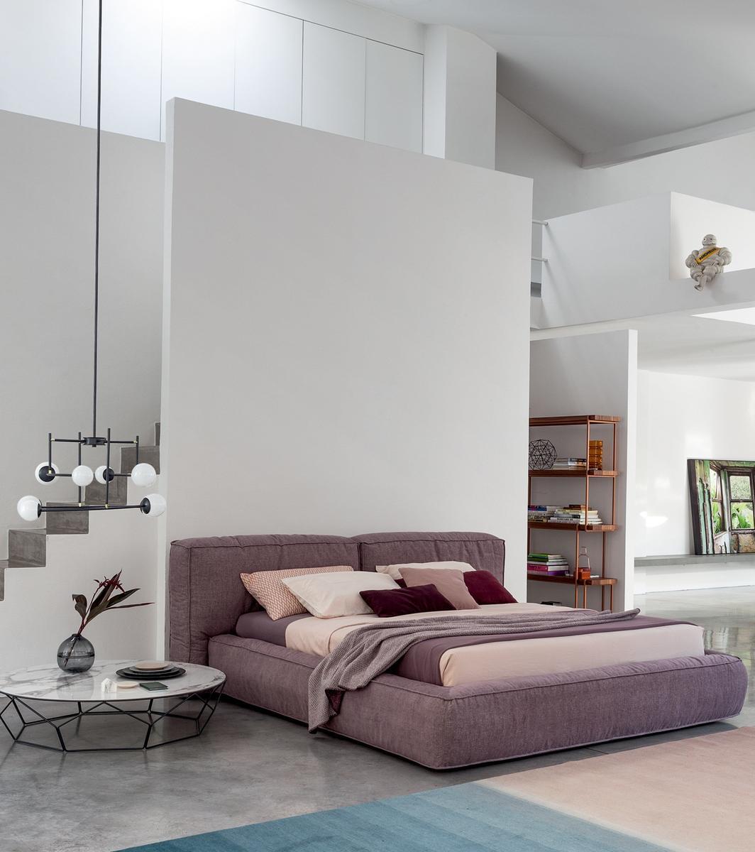 FLUFF Upholstered bed with removable cover