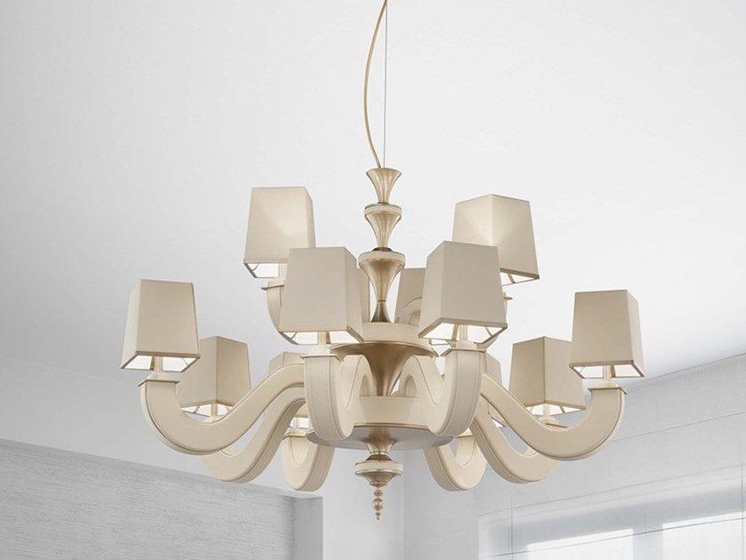 DARSHAN 8+ 4 Eco-leather chandelier