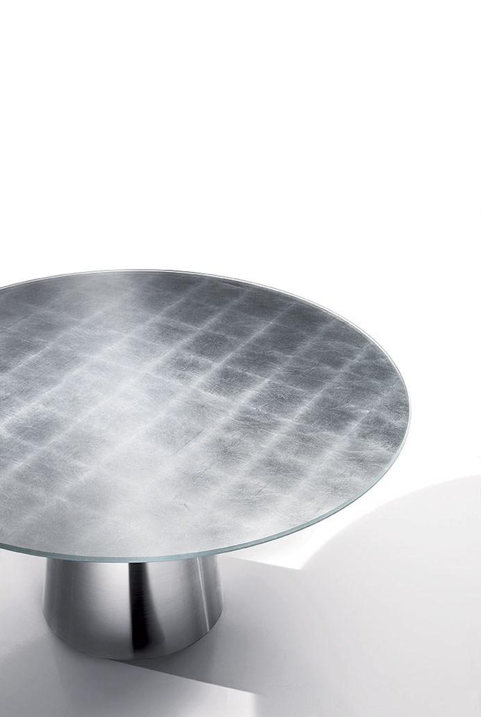 TOTEM Round glass table