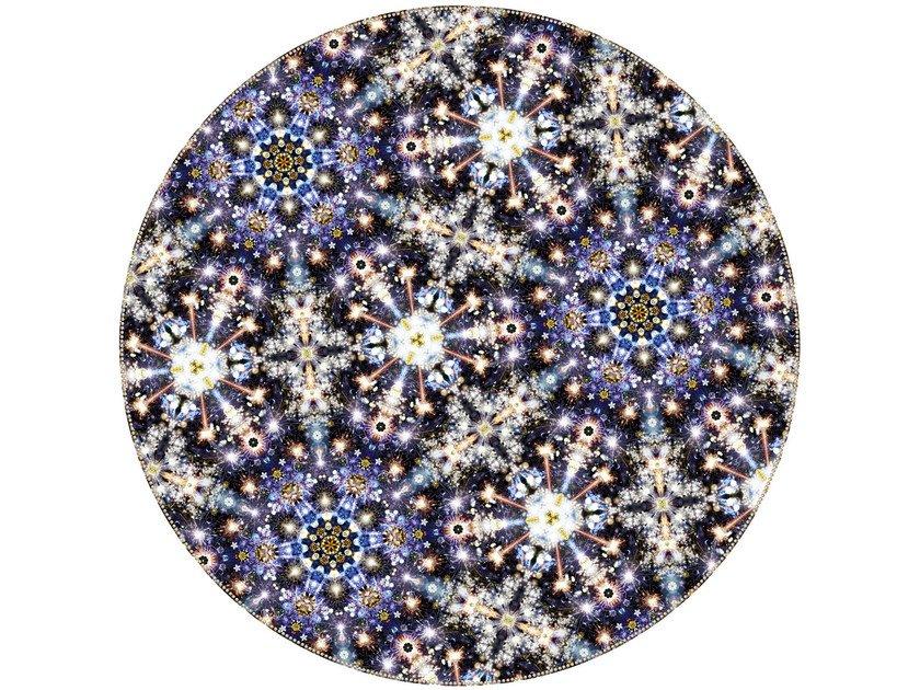 FESTIVAL MIDNIGHT Patterned round rug