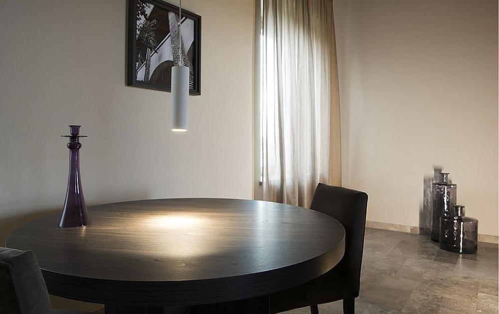 PLASTRA Cement pendant lamp in a contemporary style