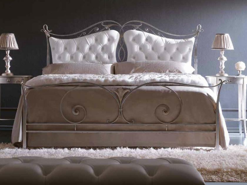 CAMELOT IV Double bed with upholstered headboard