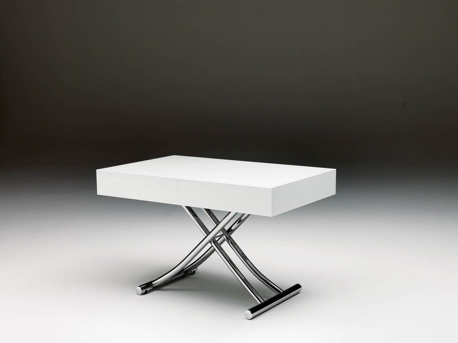 BOX Height-adjustable extending coffee table