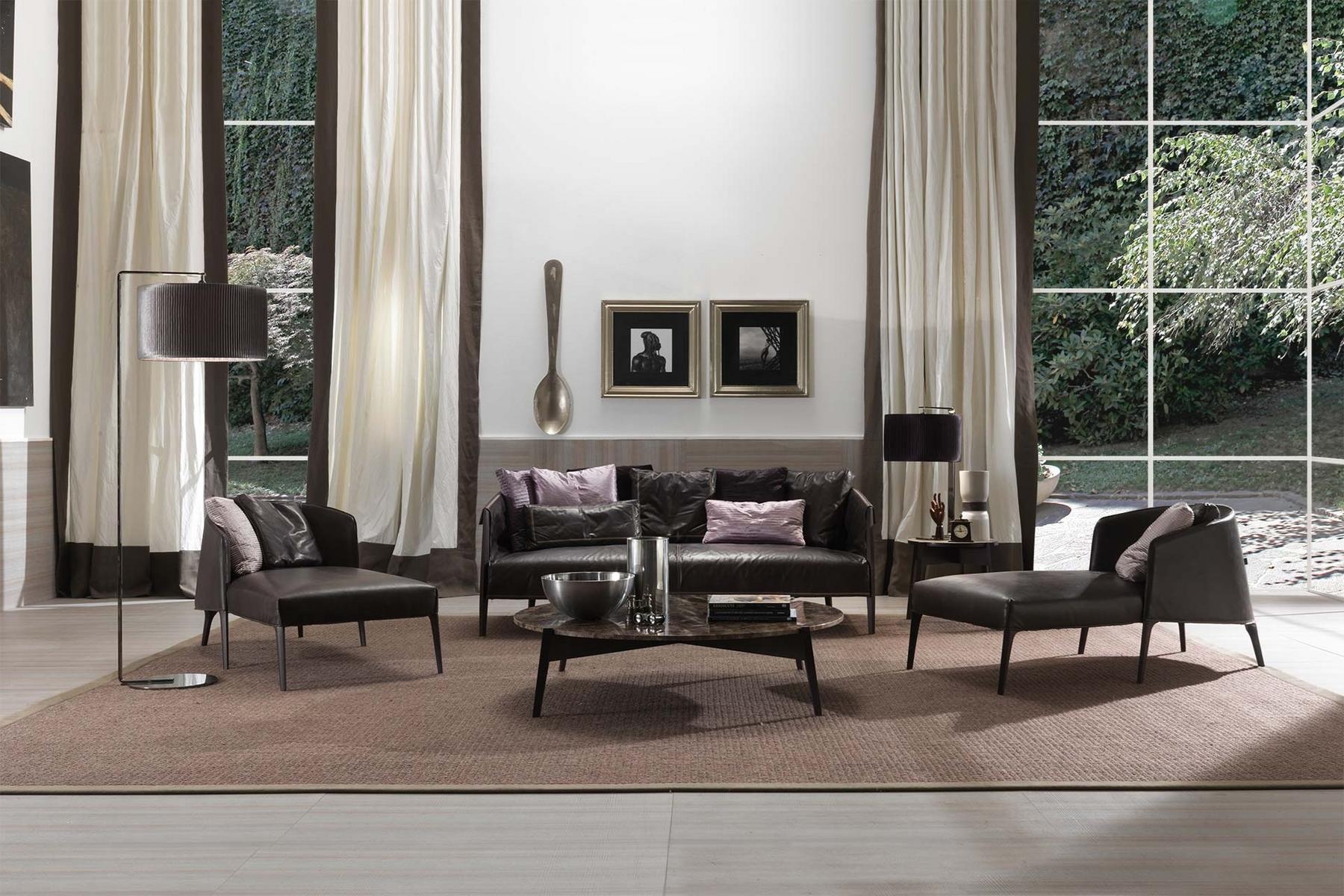 JACKIE Upholstered leather day bed