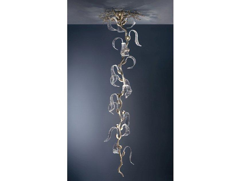ICARUS CT3351/26 LED handmade bronze pendant lamp