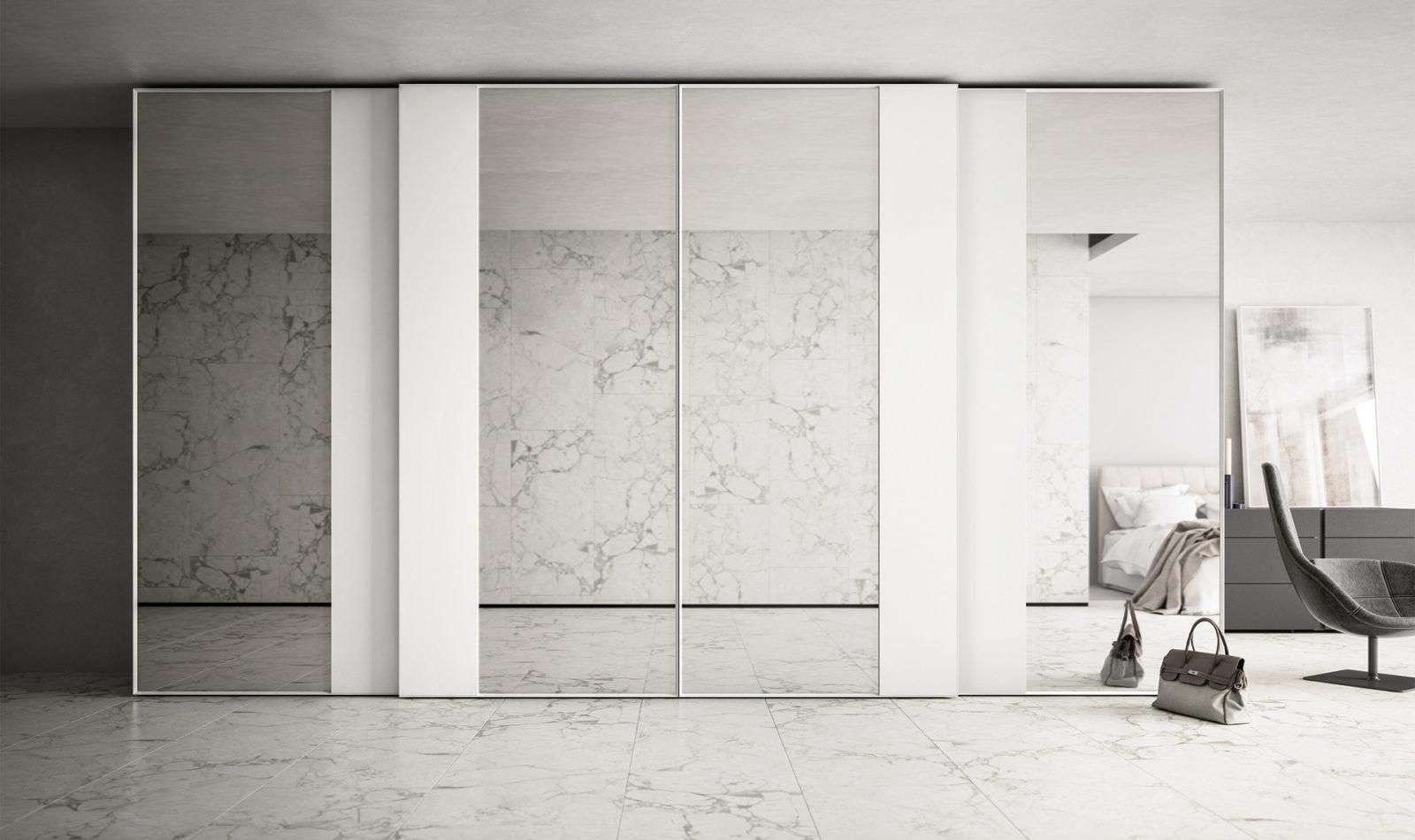 FRAME Modular lacquered wardrobe with drawers