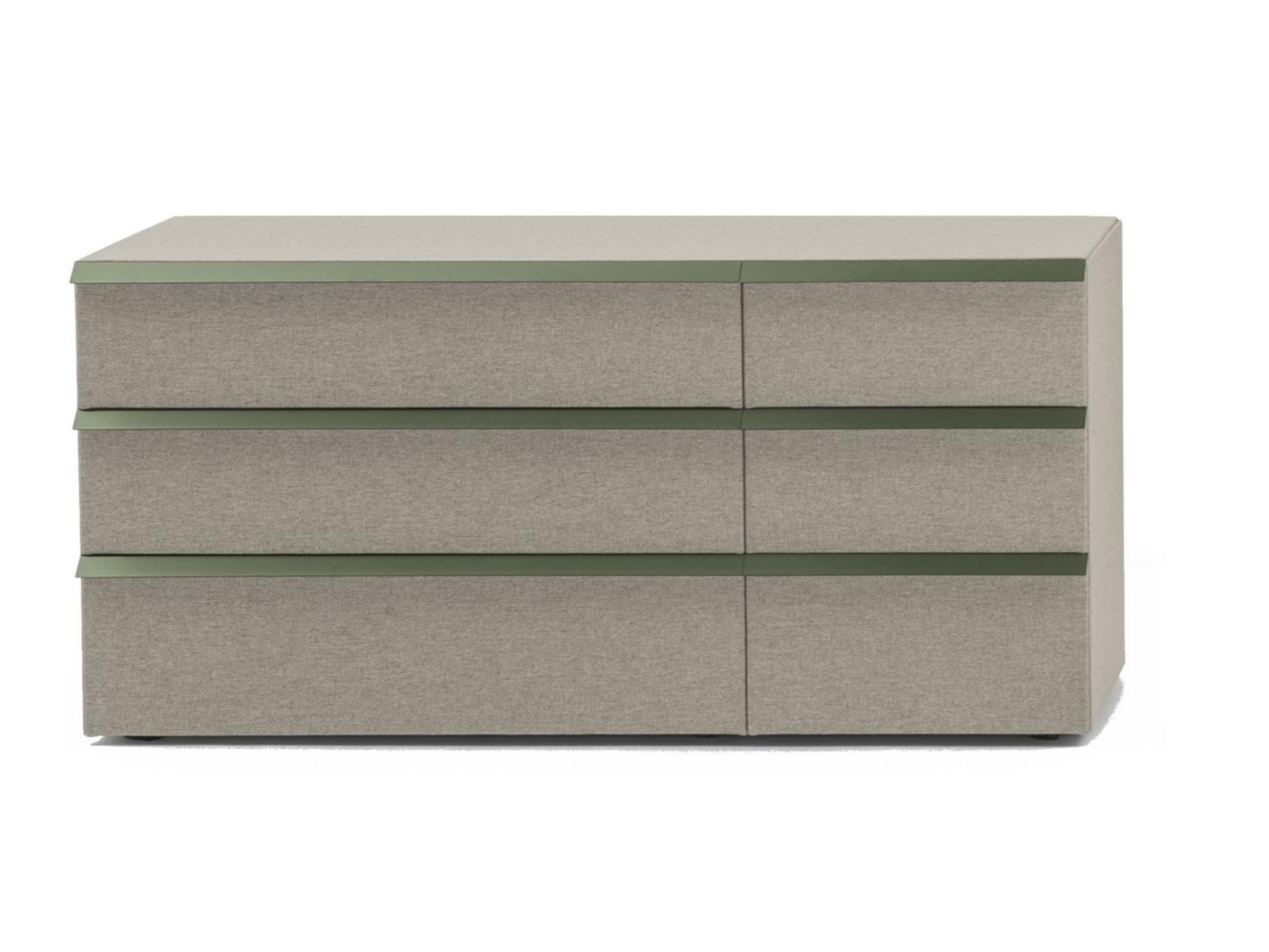 OIKOS Wooden and fabric storage system