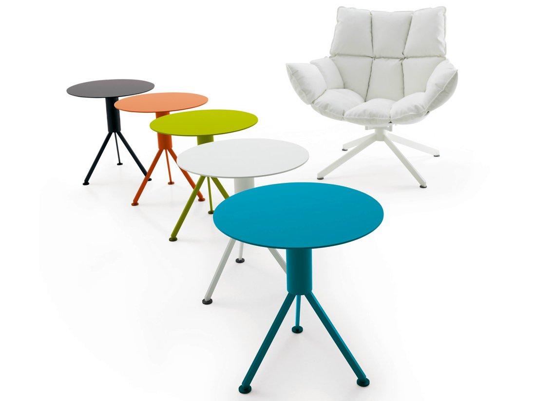 HUSK OUTDOOR Round garden side table