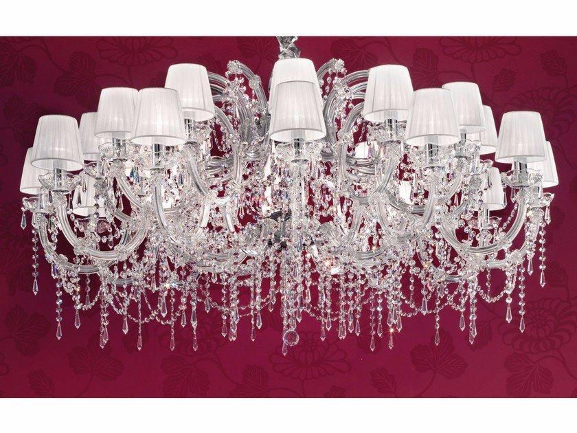 MARIA TERESA VE 980 Painted metal chandelier with crystals