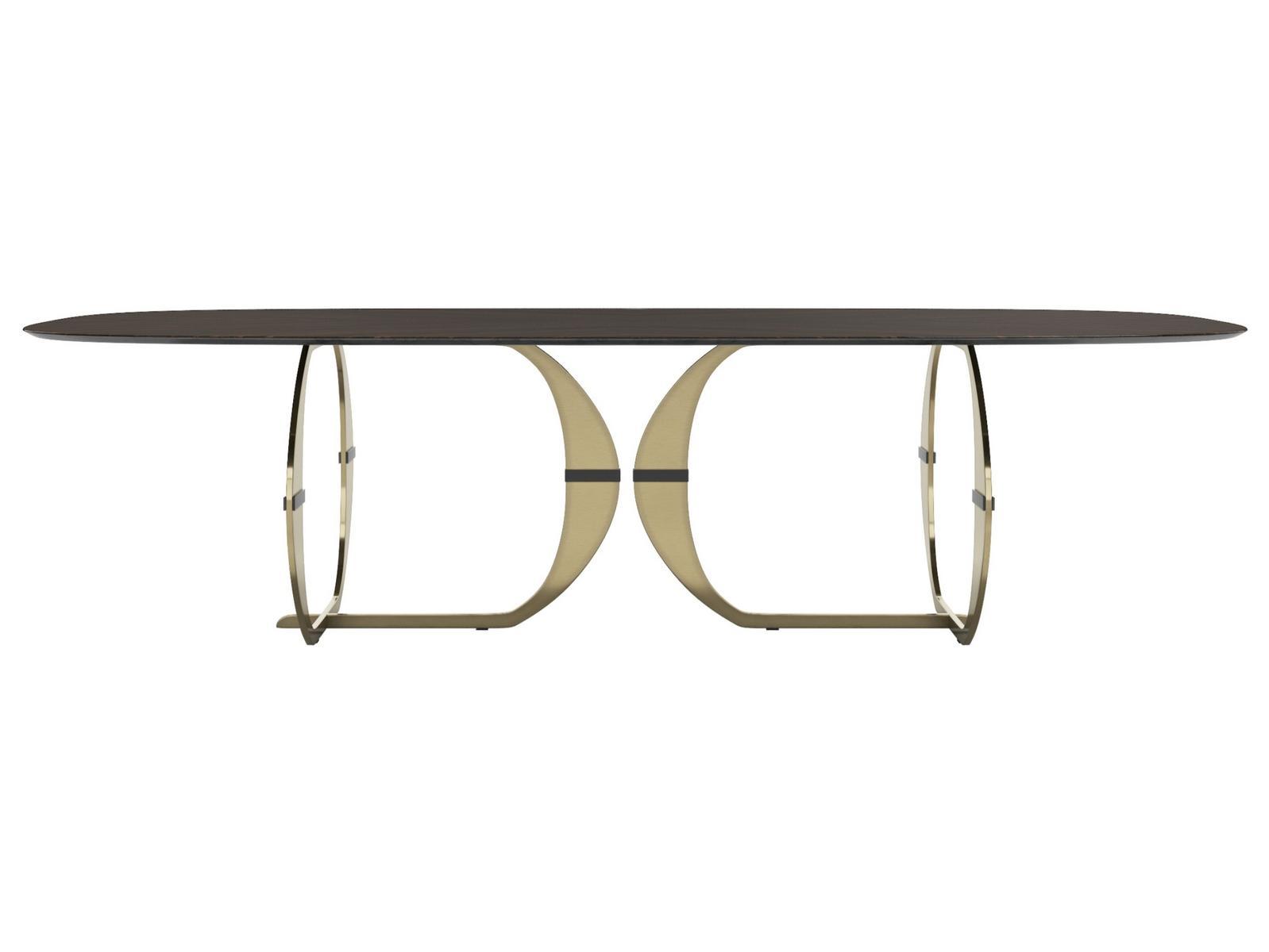 CONVIVIO Oval wooden dining table
