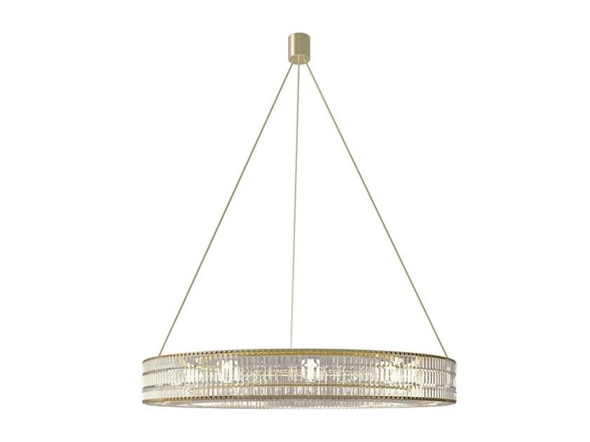 7585 - 7586 Direct light pendant lamp with crystals