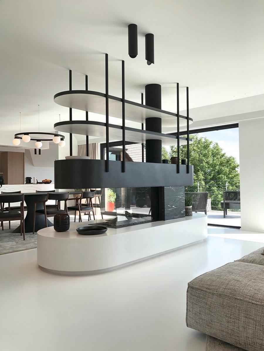 BALLZZZ LED glass and aluminium pendant lamp