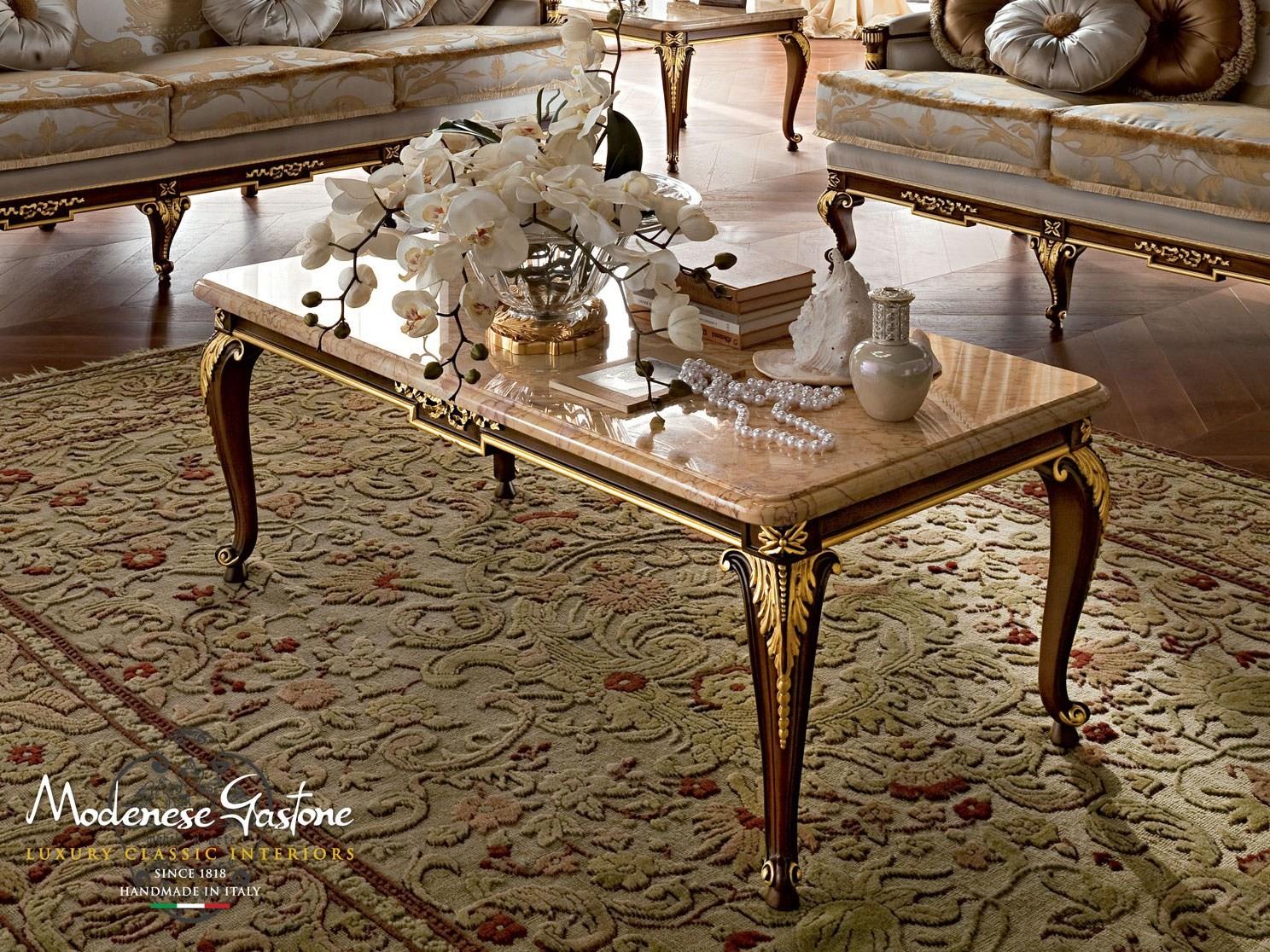 12621 Low rectangular coffee table