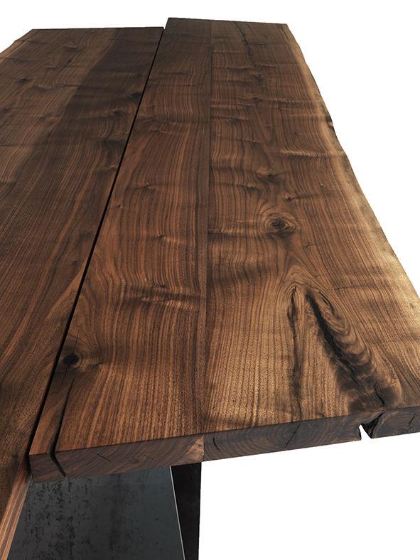 BEDROCK Rectangular veneer table