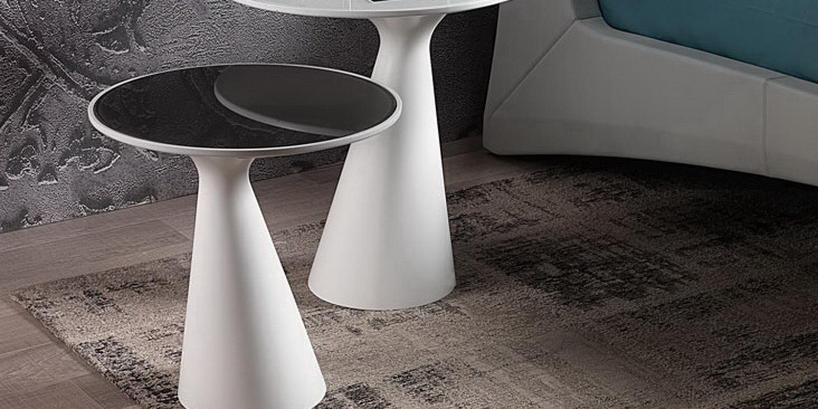 PEYOTE Round metal coffee table