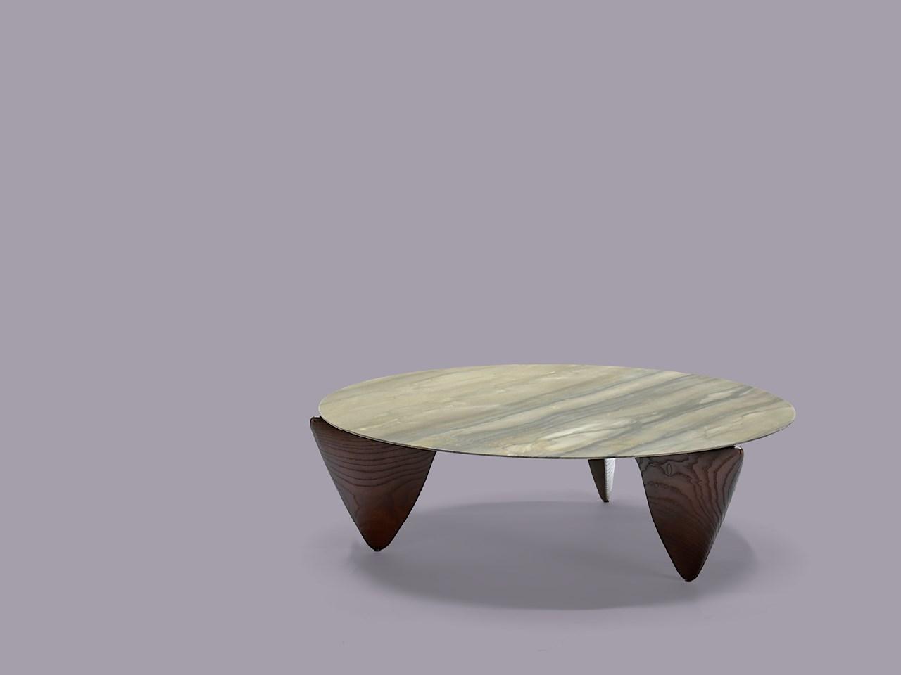 BROCK Carrara marble coffee table