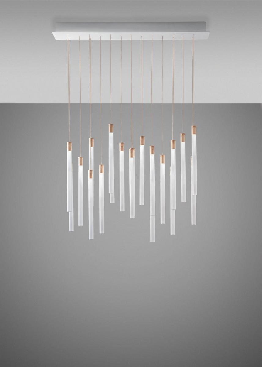 MULTISPOT TOOBY LED Borosilicate glass pendant lamp