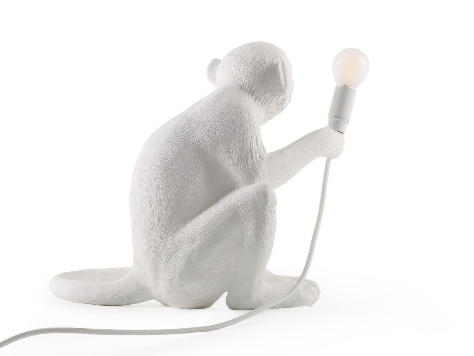 THE MONKEY LAMP SITTING LED resin table lamp
