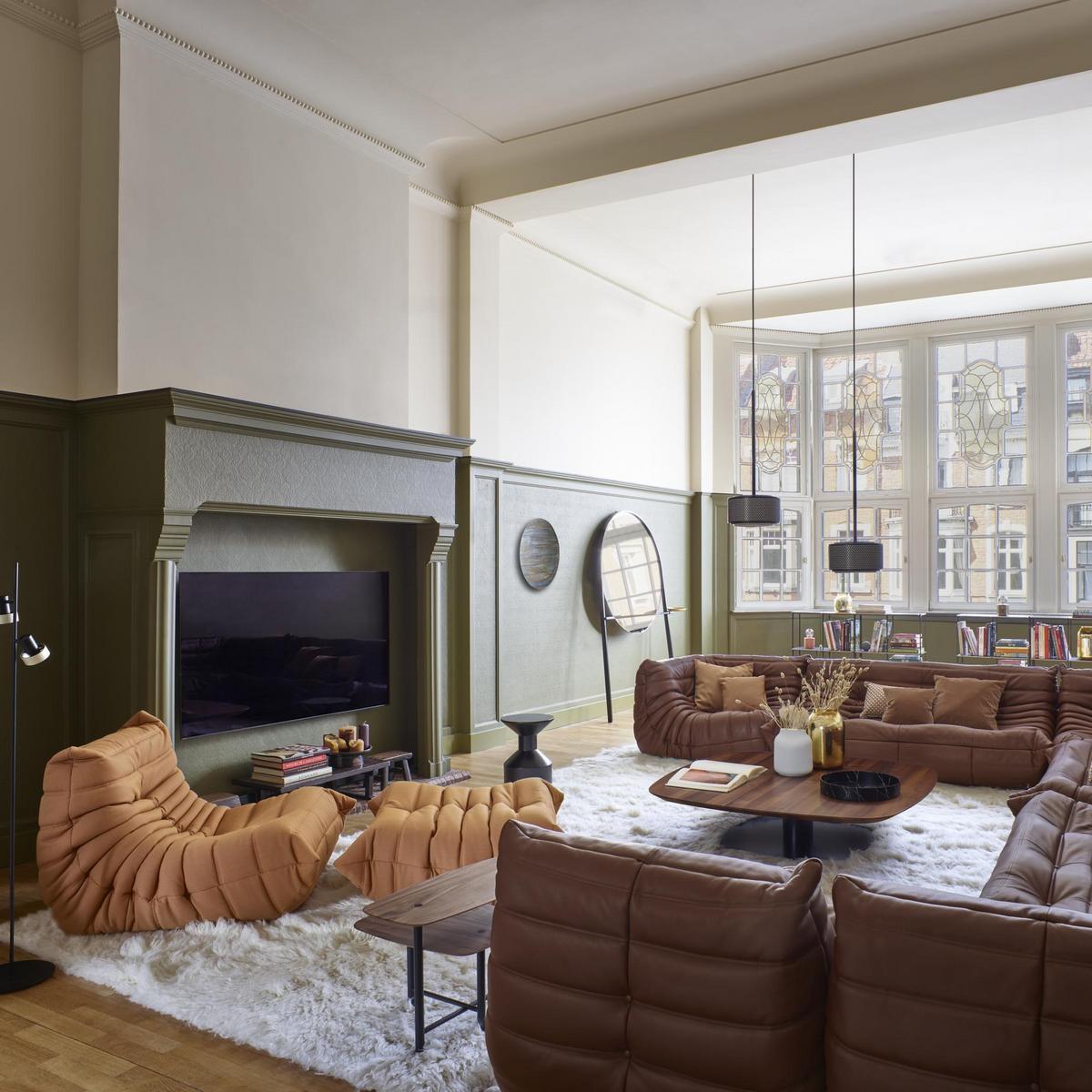 TOGO 3 seater fabric sofa