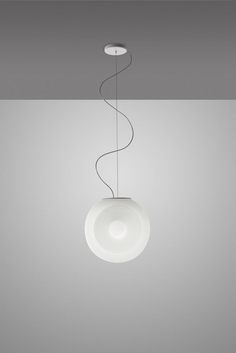 EYES Fluorescent blown glass pendant lamp
