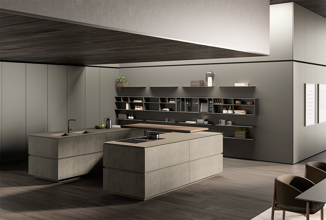 OBLIQUA Veneer kitchen