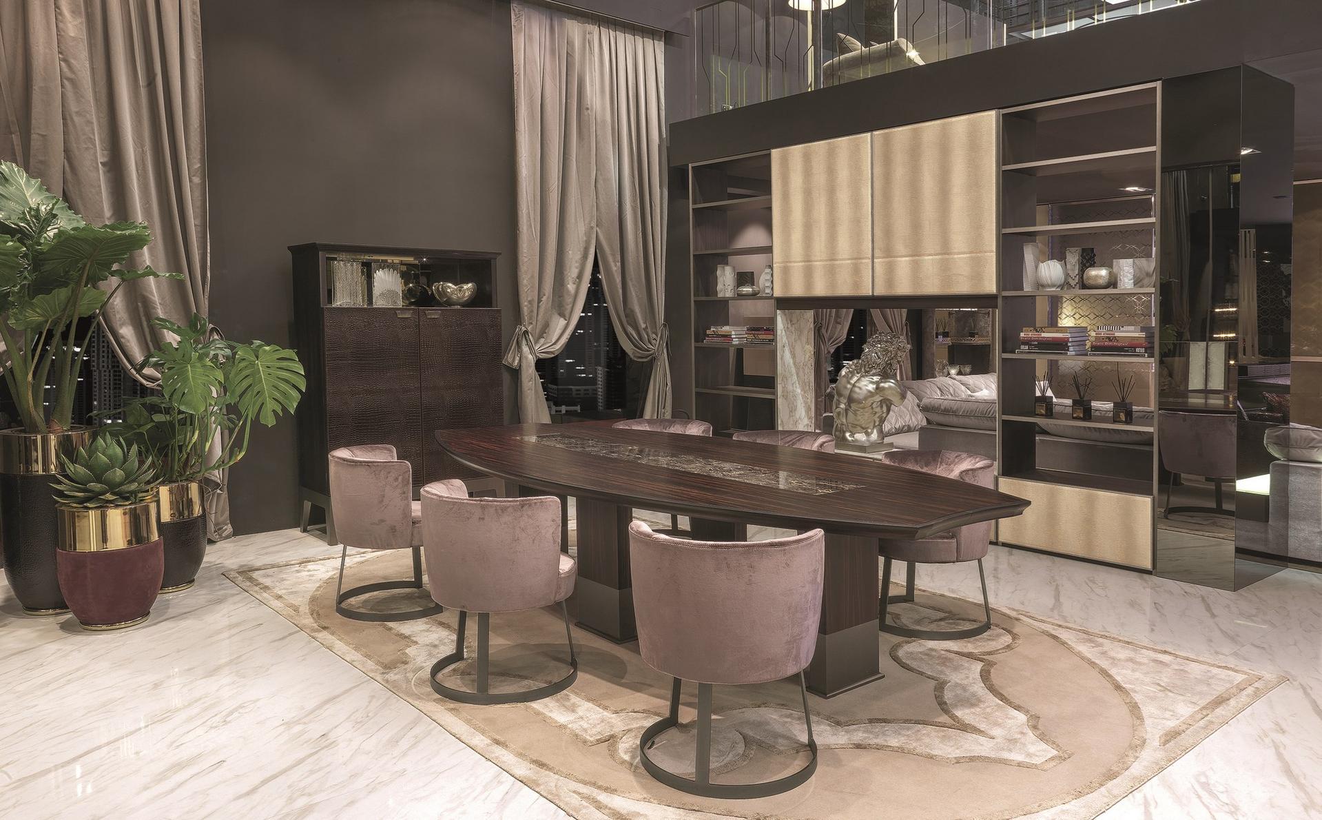 IANUS MIDDLE Modular leather storage wall