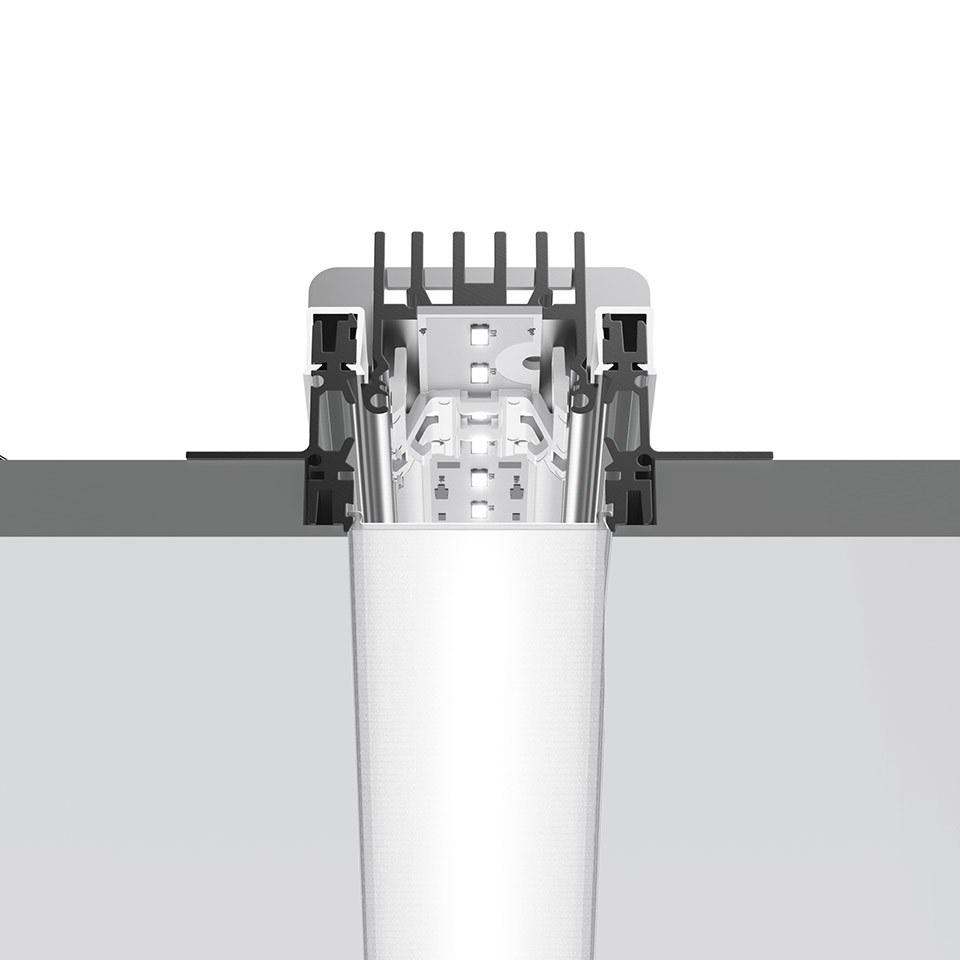 A.39 RECESSED DIFFUSED Linear lighting profile