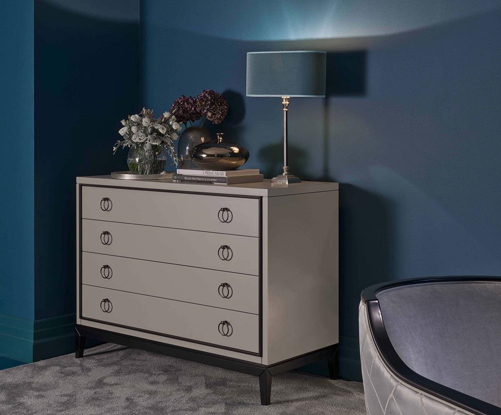ASMARA Rectangular lacquered chest of drawers