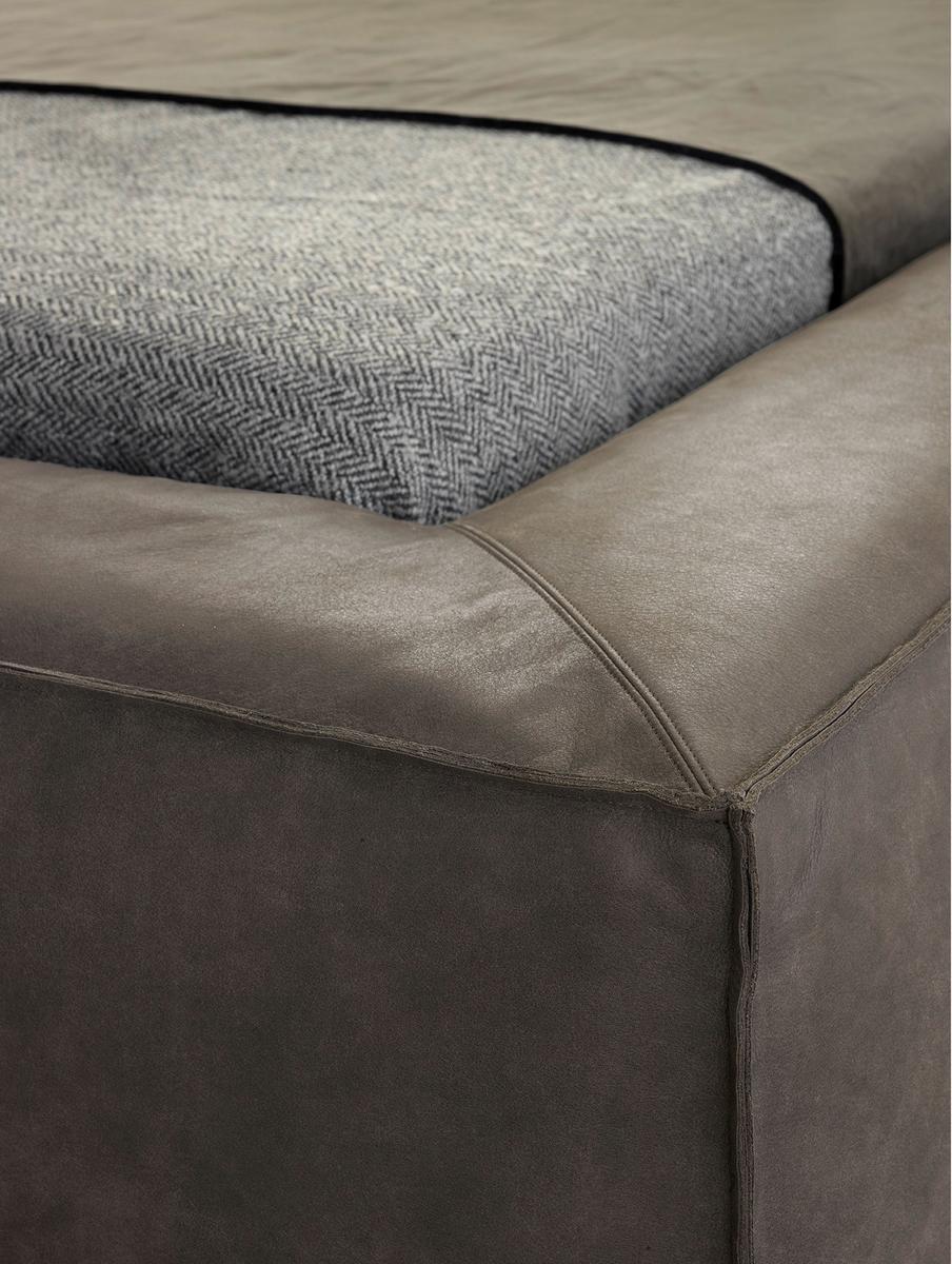ELITE Upholstered fabric bed with removable cover