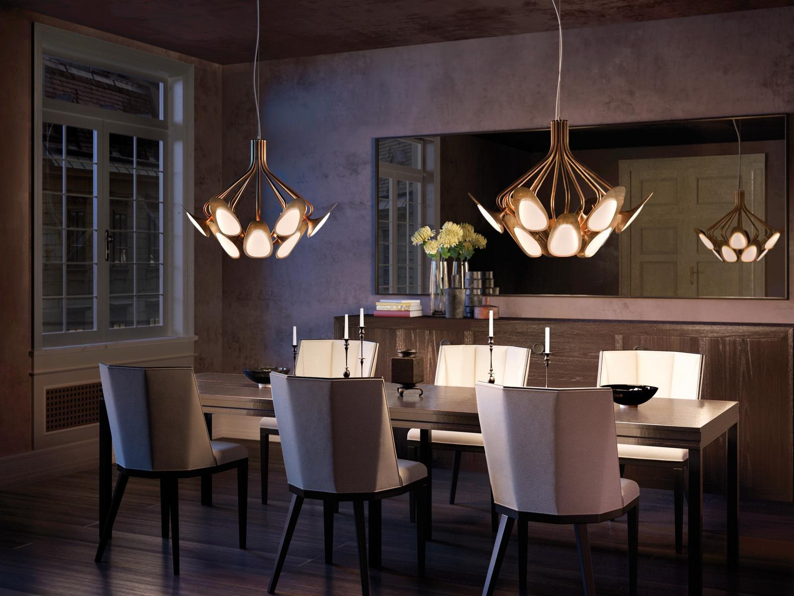 PEACOCK LED metal pendant lamp