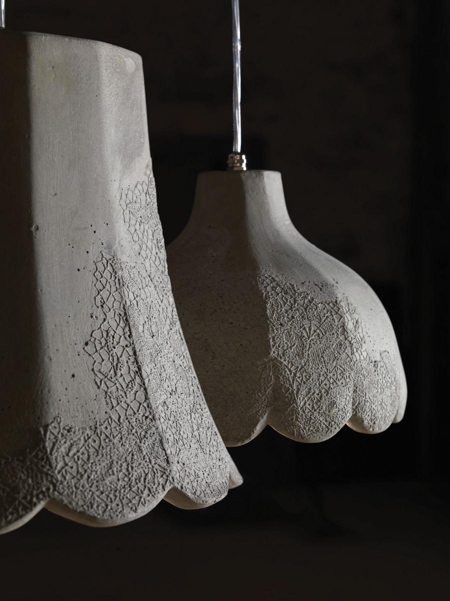 PISOLO Cement outdoor pendant lamp