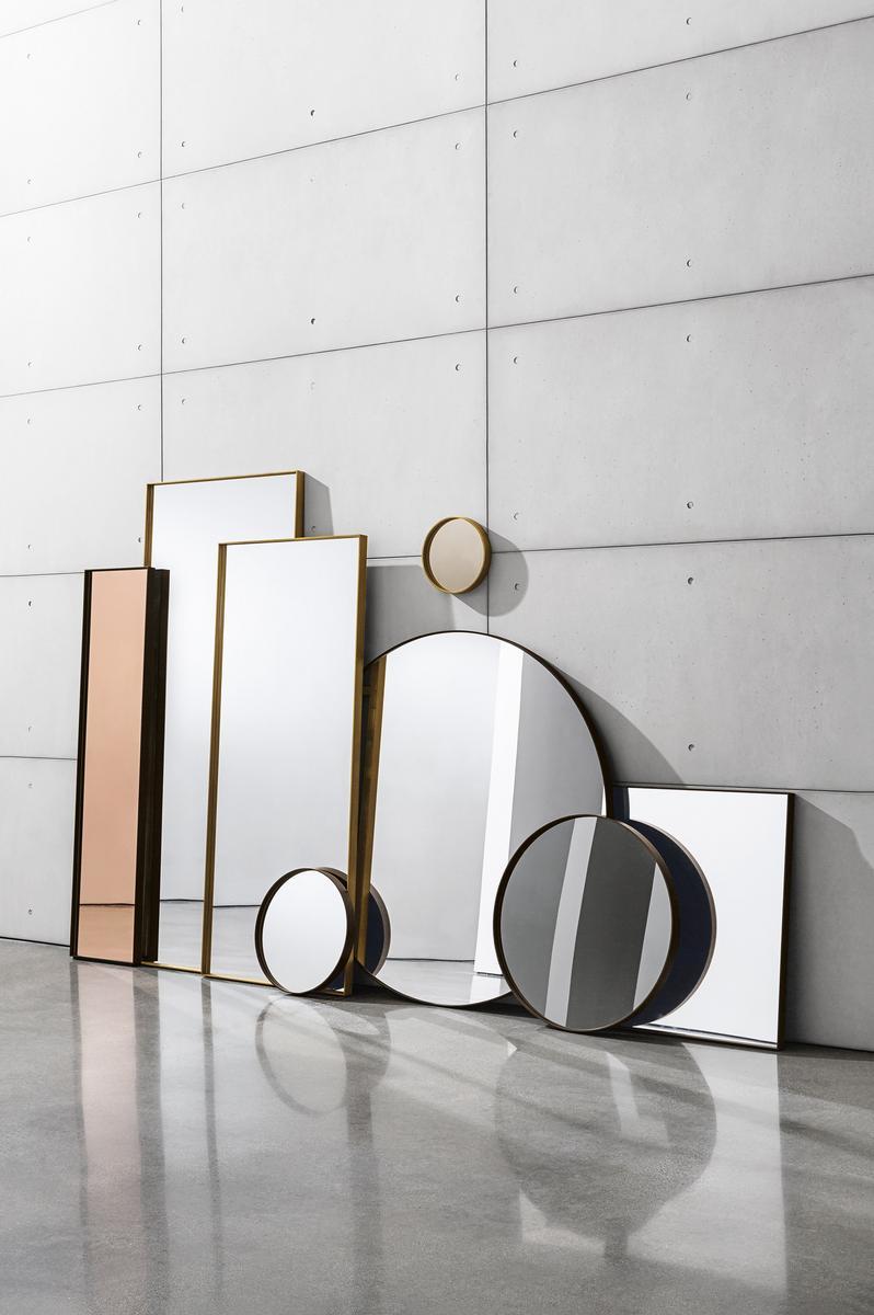VISUAL ROUND Round wall-mounted mirror