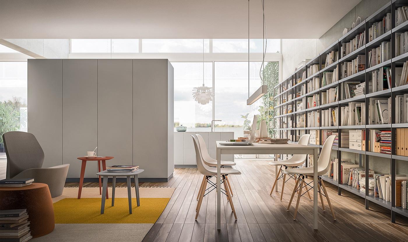 MAGGIORANA Lacquered kitchen