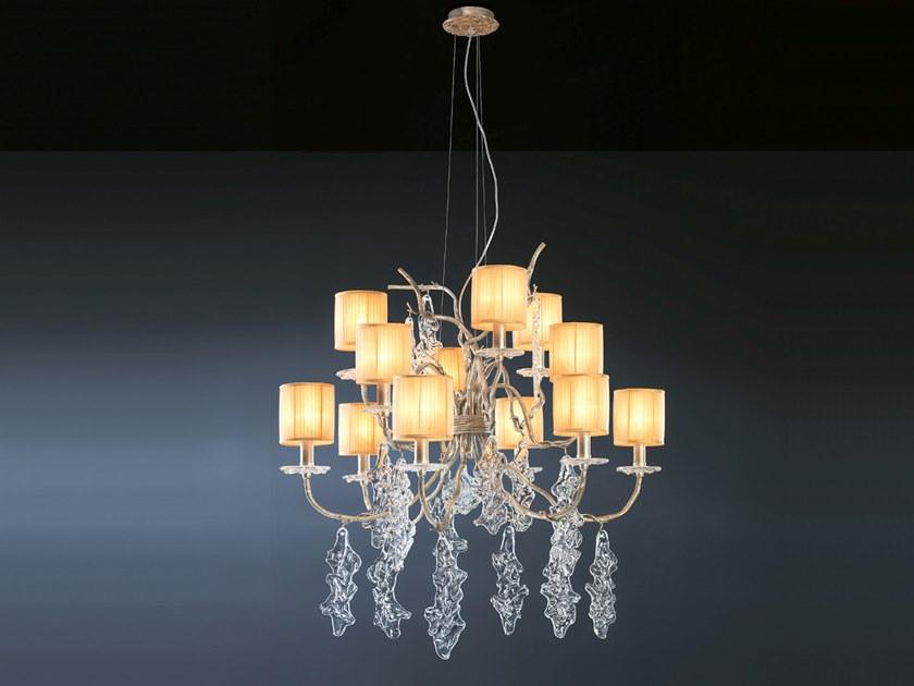 LINES CT3289/12 Handmade bronze chandelier